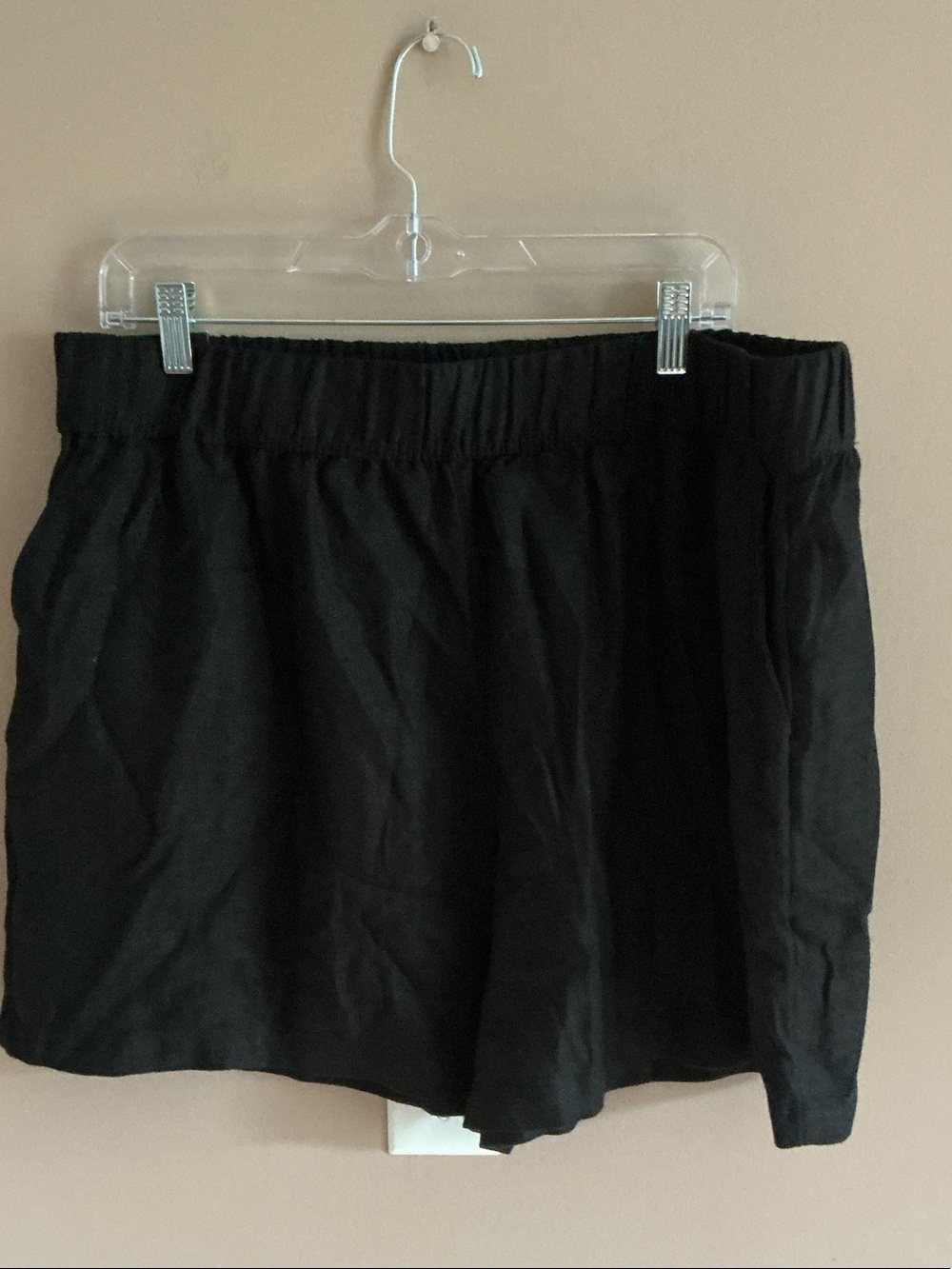 Blank NYC Black Elastic Waist Casual Skort